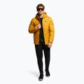 Men's 4F down jacket yellow H4Z22-KUMP004 2