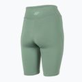 Women's yoga shorts 4F green H4Z22-SKDF012 4