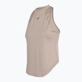 Women's training tank top 4F beige H4Z22-TSDF016 4
