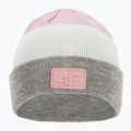 Children's winter beanie 4F pink HJZ22-JCAD002 2