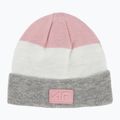 Children's winter beanie 4F pink HJZ22-JCAD002 5