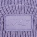 Children's winter beanie 4F purple HJZ22-JCAD003 4