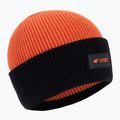 Children's winter beanie 4F black-red HJZ22-JCAM004