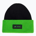 Children's winter beanie 4F green-black HJZ22-JCAM004 5