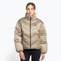 Women's down jacket 4F green H4Z22-KUDP019