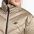 Women's down jacket 4F green H4Z22-KUDP019 5