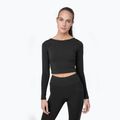 Women's yoga top 4F black H4Z22-TSDL019