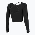 Women's yoga top 4F black H4Z22-TSDL019 4