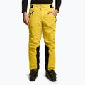 Men's ski trousers 4F yellow H4Z22-SPMN006