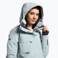 Women's snowboard jacket 4F blue H4Z22-KUDS001 4
