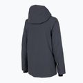 Women's snowboard jacket 4F dark grey H4Z22-KUDS001 9