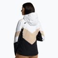 Women's ski jacket 4F beige H4Z22-KUDN008 3