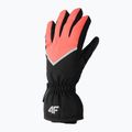 Children's ski gloves 4F black and red 4FJAW22AFGLF039 6