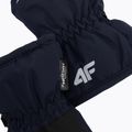 Children's ski gloves 4F blue 4FJAW22AFGLM038 4