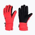 Women's ski gloves 4F red H4Z22-RED003