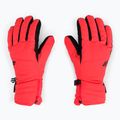 Women's ski gloves 4F red H4Z22-RED003 4