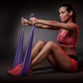 Resistance band Body Sculpture Bb 102Nc pink/purple/blue 5