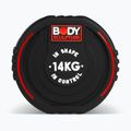 Rubber-coated dumbbell Body Sculpture TPU BW 133 14 kg black 4