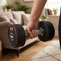Rubber-coated dumbbell Body Sculpture TPU BW 133 16 kg black 11