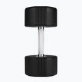 Rubber-coated dumbbell Body Sculpture TPU BW 133 18 kg black 3