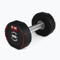 Rubber-coated dumbbell Body Sculpture TPU BW 133 4 kg black