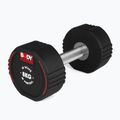 Rubber-coated dumbbell Body Sculpture TPU BW 133 8 kg black