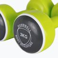 Vinyl dumbbells Body Sculpture Smart Bw 108D lime 4