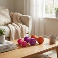 Rubber-coated dumbbell Body Sculpture BW 513 z PVC 3 kg orange 7