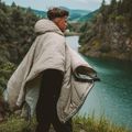 OFFLANDER insulated Waterproof grey Poncho 9