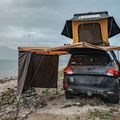 Portable shower cubicle Offlander Do Markizy black 13