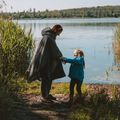 Poncho OFFLANDER waterproof grey 6