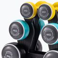 Dumbbell set with stand Body Sculpture Smart Bw 108Dt 24 kg yellow/blue/black 2