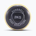 Dumbbell set with stand Body Sculpture Smart Bw 108Dt 24 kg yellow/blue/black 6