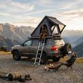 2-person roof tent OFFLANDER Triangle Slim Wolf black 10