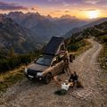 2-person roof tent OFFLANDER Triangle Slim Wolf black 12
