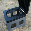 Travel toiler OFFLANDER Portable Folding Camping Toilet black 3