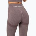 Women's training leggings Carpatree Allure Seamless brown melange (pepper corn) 5