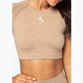 Women's training top Carpatree Vibe Seamless beige melange 4