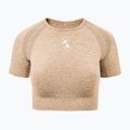 Women's training top Carpatree Vibe Seamless beige melange 5