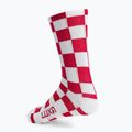 Luxa Squares white and red cycling socks LUAMSSQRS 3