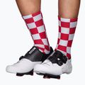 Luxa Squares white and red cycling socks LUAMSSQRS 2