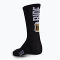 Luxa Beer Ride cycling socks black LAM21SBRBS1 5