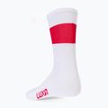Luxa Flag white and red cycling socks LAM21SPFS 3