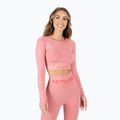 Women's training longsleeve top MITARE Push Up Max Crop Top pink K084