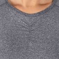 Women's training longsleeve top MITARE Push Up Max Crop Top dark grey K084 4