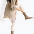 Women's socks JOYINME Ground Yourself taupe brown 2