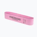 Training resistance band set FORCEBAND Mini Band 5 szt. + E-BOOK pink 4