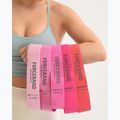 Training resistance band set FORCEBAND Mini Band 5 szt. + E-BOOK pink 5