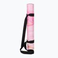 Yoga/fitness mat FORCEBAND Gold 4 mm pink/gold 2