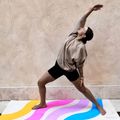 Yoga/fitness mat FORCEBAND Wave 4 mm multicolour 5